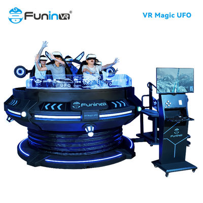 ماجراجویی 9D VR شبیه ساز 360 درجه چرخش چند نفره 1.2KW