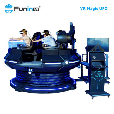 ماجراجویی 9D VR شبیه ساز 360 درجه چرخش چند نفره 1.2KW