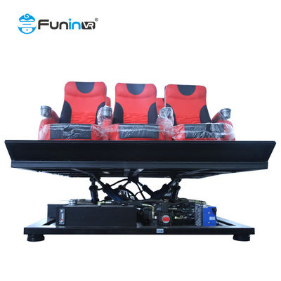 مرکز خرید 5D سینما طراحی مربع سفارشی برای 9-48 صندلی 3 بروز رسانی ماهانه 1 فیلم