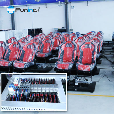 مرکز خرید 5D سینما طراحی مربع سفارشی برای 9-48 صندلی 3 بروز رسانی ماهانه 1 فیلم