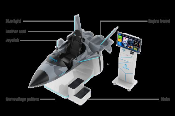 پارک تفریحی واقعیت مجازی سرگرم‌کننده با جلوه‌های لرزشی و اتصال به وای‌فای