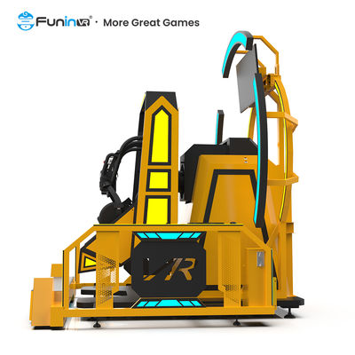 360 درجه چرخش VR پرواز شبیه ساز غوطه ورانه کوستر VR بازی بازی ماشین