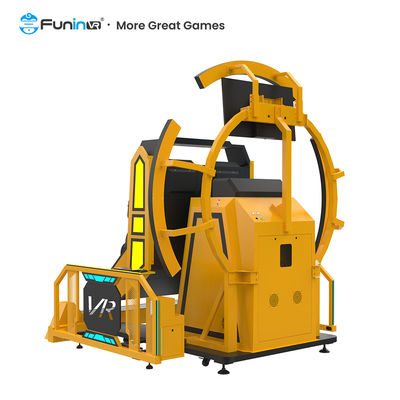 360 درجه چرخش VR پرواز شبیه ساز غوطه ورانه کوستر VR بازی بازی ماشین