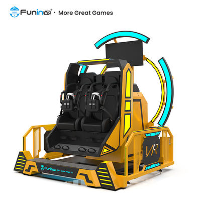 360 درجه چرخش VR پرواز شبیه ساز غوطه ورانه کوستر VR بازی بازی ماشین