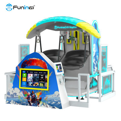 شبیه ساز واقعیت مجازی 9D VR Skydive تجربه غوطه ور VR پارک تفریحی آرکاد ارائه انواع محتوا برای حل و فصل سرگرمی تعاملی