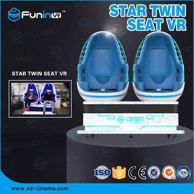 9D VR 360 Degrees Egg VR صندلی سینمای شبیه ساز / تعاملی بازی واقعیت مجازی تجهیزات