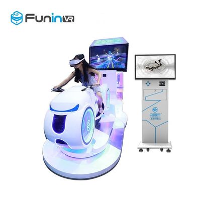 مسابقه موتور سیکلت VR Simulator VR با موتور E3 عمیق در رنگ آمیزی چند رنگی 220V رنگ سفید