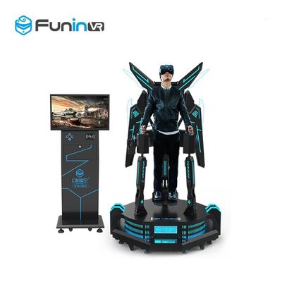 1260 * 1260 * 2450mm 9D VR Eagle Flight Cinema Simulator 2.0kw + 200 Kg VR 360 Flying Machine Game for Amusement Park