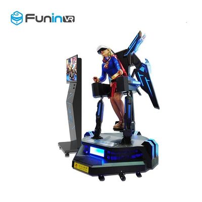 1260 * 1260 * 2450mm 9D VR Eagle Flight Cinema Simulator 2.0kw + 200 Kg VR 360 Flying Machine Game for Amusement Park