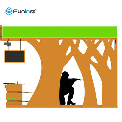 تفنگ تفنگ بازی 9D مجازی واقعیت شبیه ساز 220V VR انتشار تجهیزات بازی