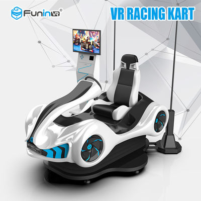 بازی های مسابقه Karting Car محصولات جدید Virtual Reality Equipment 220V 2.0 سیستم صوتی 9D VR
