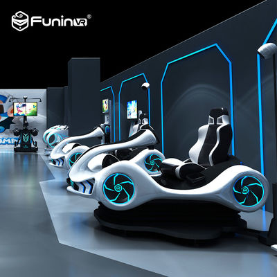 بازی های مسابقه Karting Car محصولات جدید Virtual Reality Equipment 220V 2.0 سیستم صوتی 9D VR