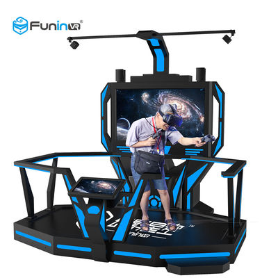 220V VR Space Walking Platform Game Machine 1 Player آبی با سیاه