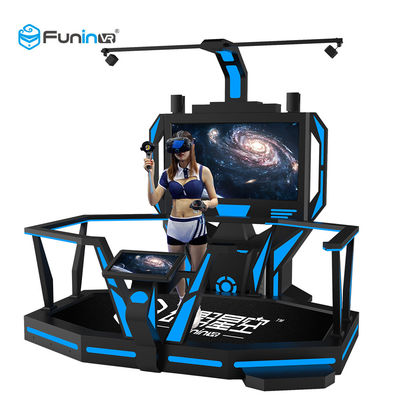 220V VR Space Walking Platform Game Machine 1 Player آبی با سیاه
