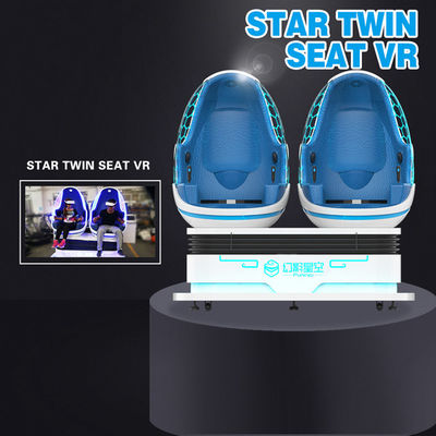 سکوی برقی Crank Platform 9D Simulator واقعیت مجازی 4.5KW Twin Seat