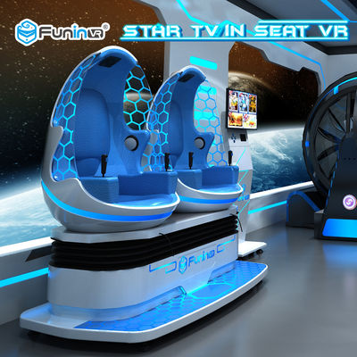 شبیه ساز حرکت ISO9001 1 Seat 9D VR Egg Cinema 360 برای 4+ سال