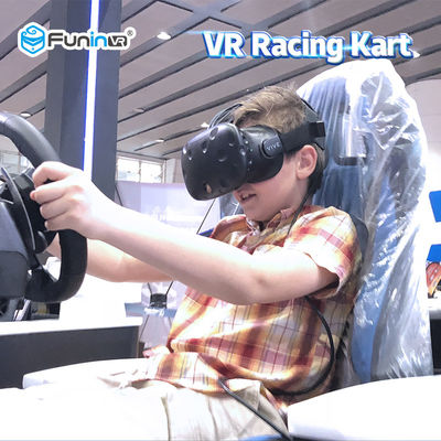 220V Kids / Children 9D VR Simulator VR Racing Karting Car 360 درجه