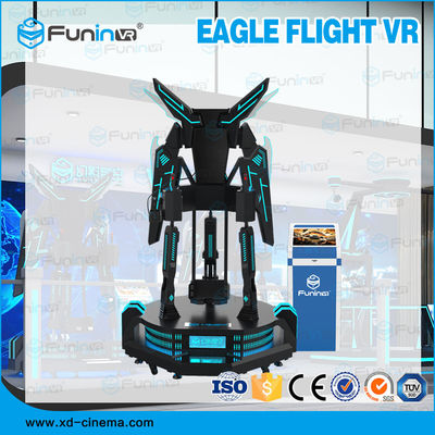 بازی تعاملی 9D VR Cinema Eagle مبارز شبیه ساز پرواز با اسلحه تیراندازی