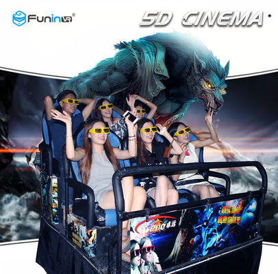 نمایشگاه سینما 5D 7D Cinema On Games Kamer / Amusement Park Games 5d Theatr Rider