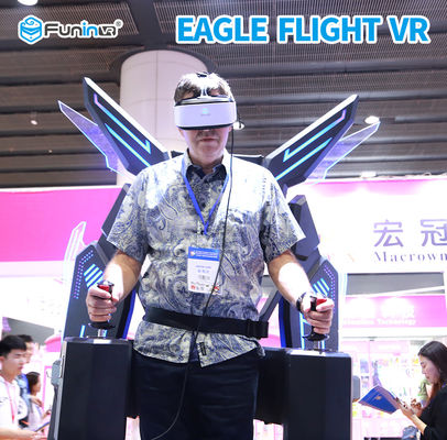 Zhuoyuan-12 ماه گارانتی 9D Vr سینمایی نوع Funinvr 9D Vr Eagle Flight VR ماشین بازی