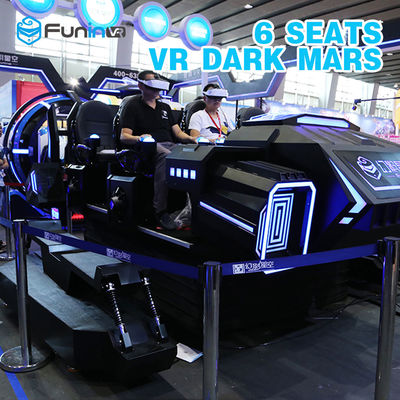 بازی Stable 9D VR Cinema Driving Car Game Machine 9D 6 بازیکن Amusement Park Rides