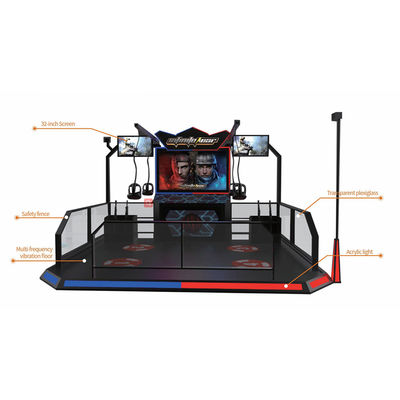 2 بازیکن 9D VR شبیه ساز تیراندازی با هدست HTC Vive برای سن میانه