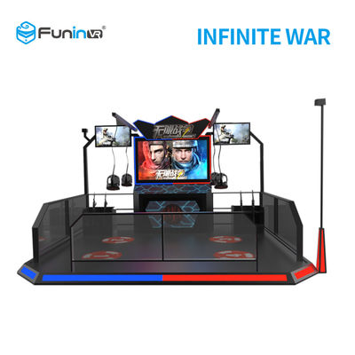 2 بازیکن 9D VR شبیه ساز تیراندازی با هدست HTC Vive برای سن میانه