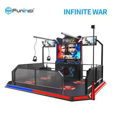 2 بازیکن 9D VR شبیه ساز تیراندازی با هدست HTC Vive برای سن میانه