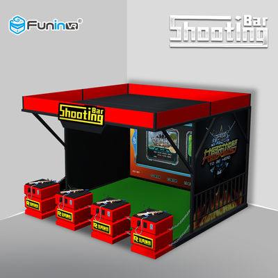 پروژکتور تیراندازی صفحه نمایش بازی ماشین واقعی Sence تیراندازی شکارچی Hero 4 بازیکن