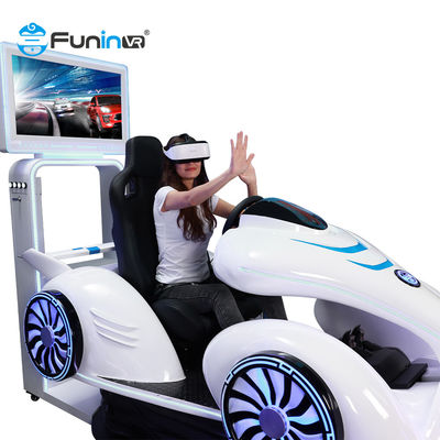 ماشین بازی آرکید FuninVR 9d VR Racing cart VR Mario Kart Simulator با رنگ سفید