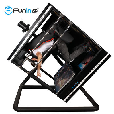 360 چرخش 1 بازیکن ماشین صندلی VR 720 درجه VR Flight Simulator 9D Virtual Reality Simulator برای فروش