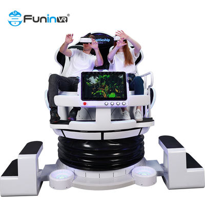 VR Battleship 9D Egg VR Chair Double 2 Players Virtual Reality Cinema Simulator