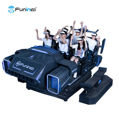 دستگاه شبیه ساز سینما 9D VR 6 صندلی بار رتبه بندی شده 600 کیلوگرم VR Motion Platform Darkness Spaceship Simulator