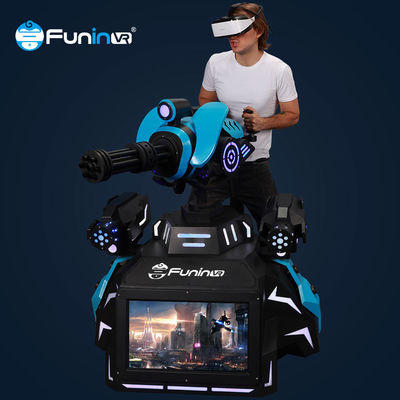 فروش داغ gatling gun تیراندازی بازی ماشین بازی واقعیت مجازی 9d VR واکر تیراندازی 9d vr سکوی ایستاده