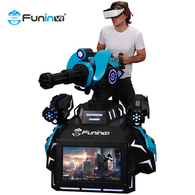 فروش داغ gatling gun تیراندازی بازی ماشین بازی واقعیت مجازی 9d VR واکر تیراندازی 9d vr سکوی ایستاده