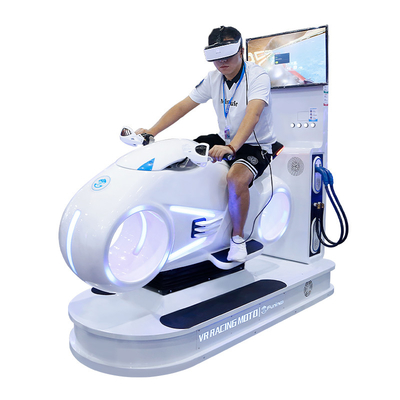 دستگاه شبیه ساز موتور سیکلت 0.7KW 9D VR در زمین بازی کودکان