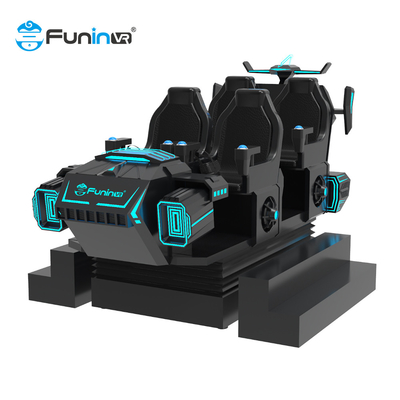 شبیه ساز تجهیزات صندلی حرکتی 6 صندلی 9D VR Cinema Amusement Park