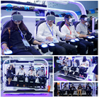 صندلی های پویا سینمای واقعیت مجازی 9D با Deepoon E3 عینک های VR اثرات واقعی باد