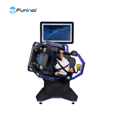 360 درجه چرخش 9D VR شبیه ساز با 5.1 صدا اطراف تم شدید پویا برای چند نفره