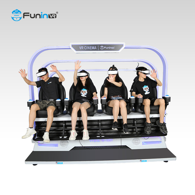 سینمای 360 درجه حرکت HD بصری واقع بینانه باد 9D VR با بازی تعاملی و تنوع محتوا