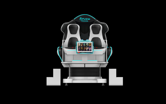 ظرفیت وزن 610 کیلوگرم صندلی VR 9D با تجربه VR غوطه ور و کنترل جویستیک