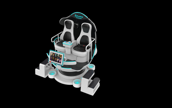 ظرفیت وزن 610 کیلوگرم صندلی VR 9D با تجربه VR غوطه ور و کنترل جویستیک