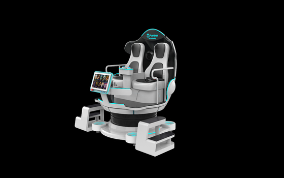 ظرفیت وزن 610 کیلوگرم صندلی VR 9D با تجربه VR غوطه ور و کنترل جویستیک