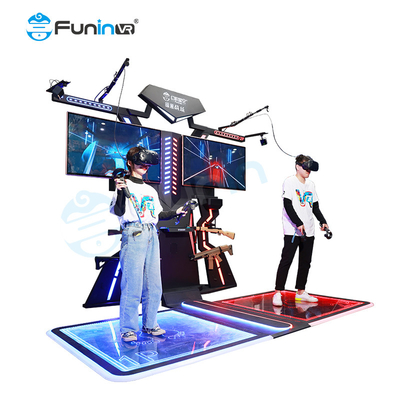 چند نفره فلز ایستاده پرواز VR شبیه ساز ترکیب کامل سرعت حرکت پرواز واقع بینانه و چند نفره