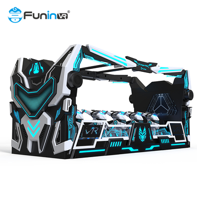 تجربه آینده سرگرمی با 9D VR Dragon Rider 5 Seats Simulator در پلت فرم تم شدید پویا