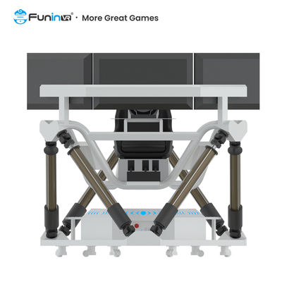 شبیه ساز ماشین مسابقه ای با فروش ویژه با سه صفحه نمایش، پتانسیل کامل فضای سرگرمی شما را با سینمای واقعیت مجازی 9D نوآورانه آزاد کنید.