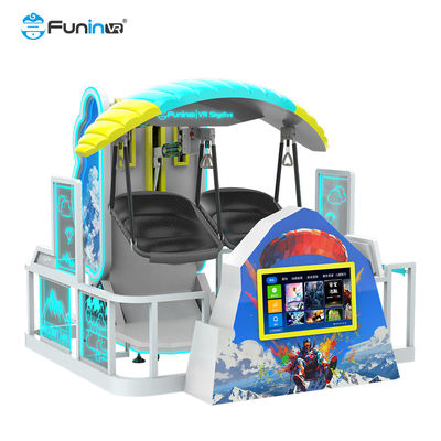 Funin Vr Motion Control 6 seats 9D VR Skydive Dual Player Motion Simulator with Wind & Water Effects