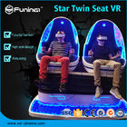 360 درجه حرکت 9D شبیه ساز واقعیت مجازی 220V Footprint کوچک دو صندلی تخم مرغ