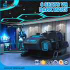 Vr Games 6 صندلی 9D شبیه ساز واقعیت مجازی ISO9000 220V Multiplayer Black Appearance