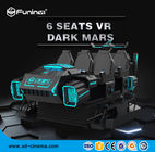 6 شبیه ساز پرواز واقعیت مجازی 9 صندلی با لرزش پشت 4200 * 3670 * 2350 میلی متر